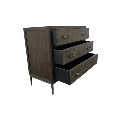 Sarreid Ltd Bauhaus Solid Wood 3 Drawer Accent Chest, image 14