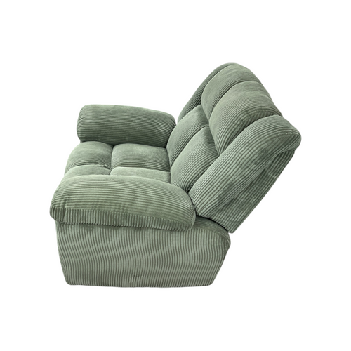 Red Barrel Studio Manual Recliner Chair With Padded Armrests - Overstuffed Corduroy Upholstery, image 5
