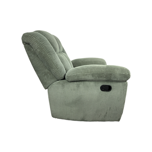 Red Barrel Studio Manual Recliner Chair With Padded Armrests - Overstuffed Corduroy Upholstery, image 8