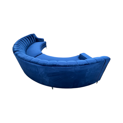 Mercer41 Steubenville Velvet Curved Sectional Symmetrical, image 6