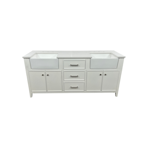 Birch Lane Aisa 72" Double Bathroom Vanity, image 4