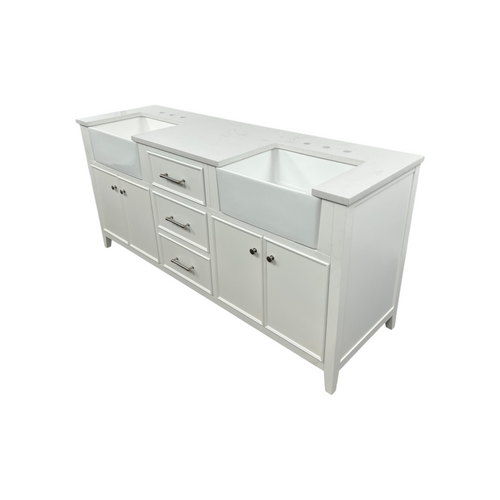 Birch Lane Aisa 72" Double Bathroom Vanity, image 5