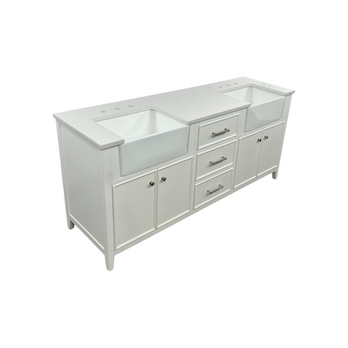 Birch Lane Aisa 72" Double Bathroom Vanity, image 15