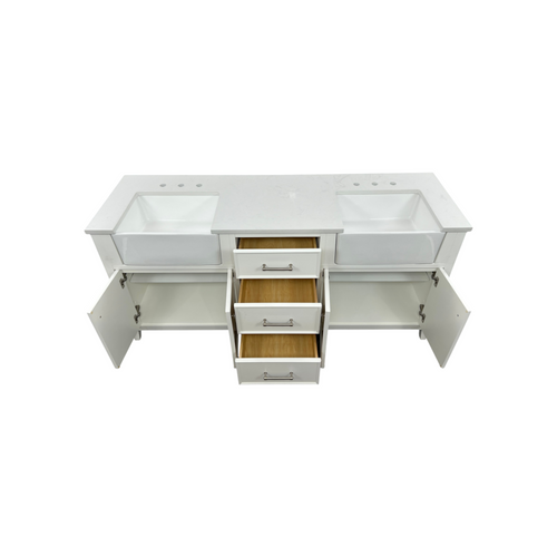 Birch Lane Aisa 72" Double Bathroom Vanity, image 17