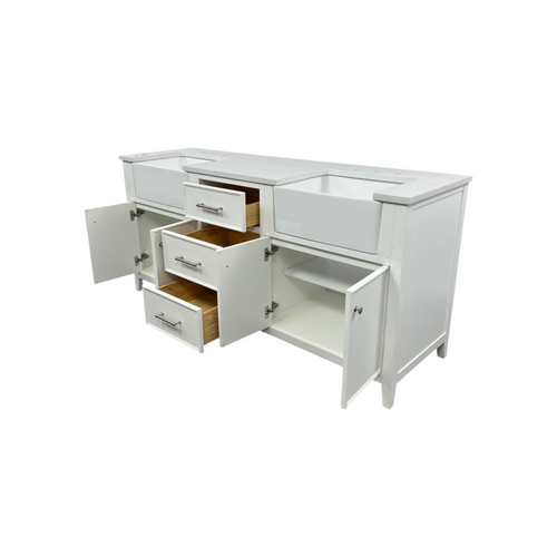 Birch Lane Aisa 72" Double Bathroom Vanity, image 18