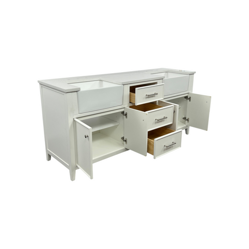 Birch Lane Aisa 72" Double Bathroom Vanity, image 19