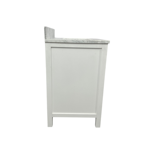 AllModern Kiara 24" Carrara Marble Single Bathroom Vanity, image 19