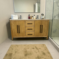Highbury Furnishings Alsup 60'' Double Bathroom Vanity with Quartz Top
