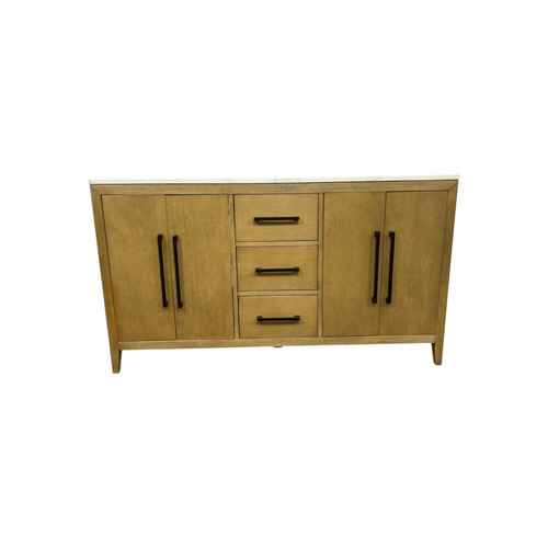 Highbury Furnishings Alsup 60'' Double Bathroom Vanity with Quartz Top, image 2
