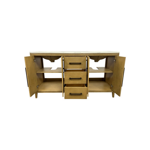 Highbury Furnishings Alsup 60'' Double Bathroom Vanity with Quartz Top, image 18