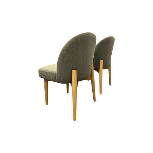 George Oliver Hillier Linen Blend Parson Chairs with Solid Wood Legs (Set of 2), image 7