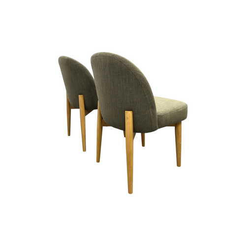 George Oliver Hillier Linen Blend Parson Chairs with Solid Wood Legs (Set of 2), image 9