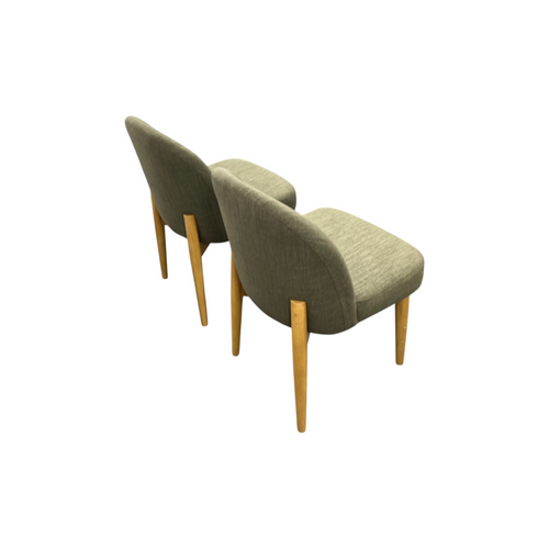 George Oliver Hillier Linen Blend Parson Chairs with Solid Wood Legs (Set of 2), image 10