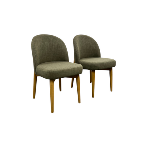 George Oliver Hillier Linen Blend Parson Chairs with Solid Wood Legs (Set of 2), image 13