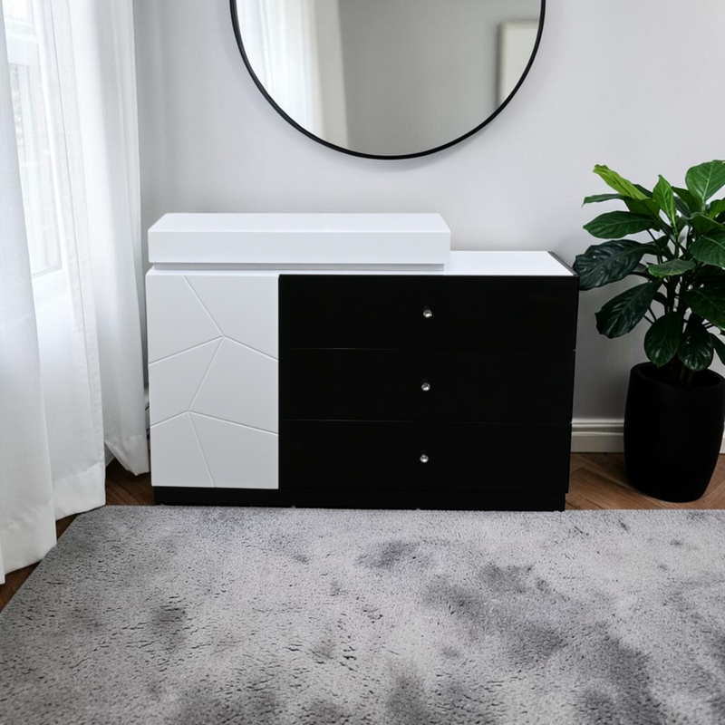 Orren Ellis Athlone 4 Drawer Combo Dresser
