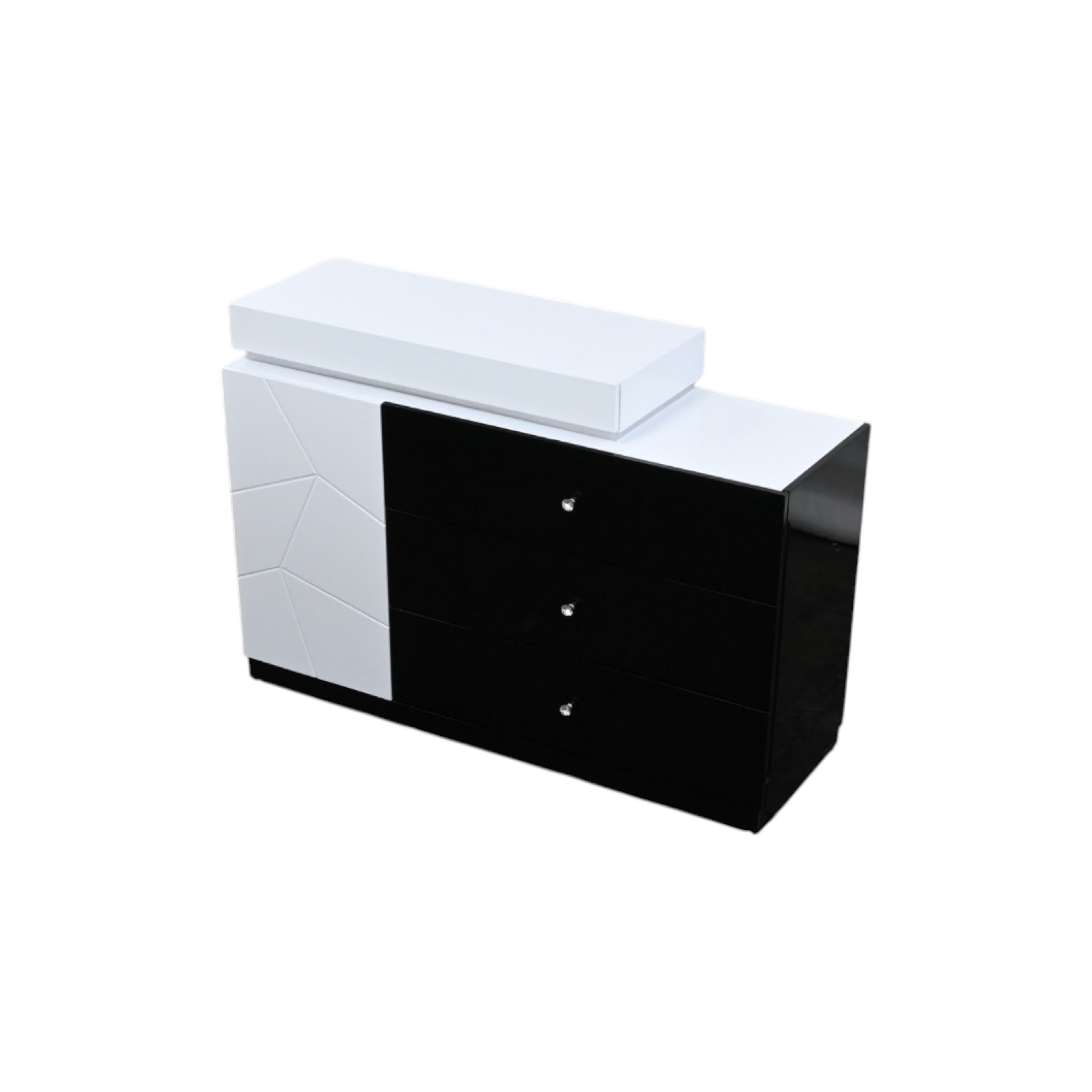 Orren Ellis Athlone 4 Drawer Combo Dresser