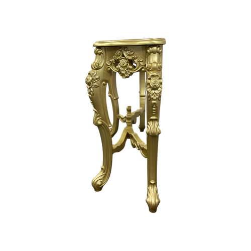 Bloomsbury Market American Solid Oak Carved Entryway Console Table, image 5