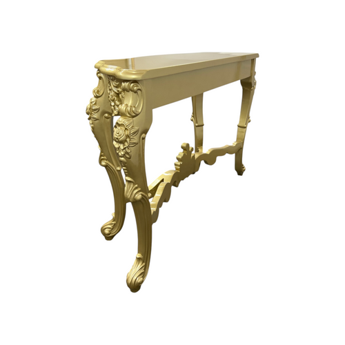 Bloomsbury Market American Solid Oak Carved Entryway Console Table, image 6
