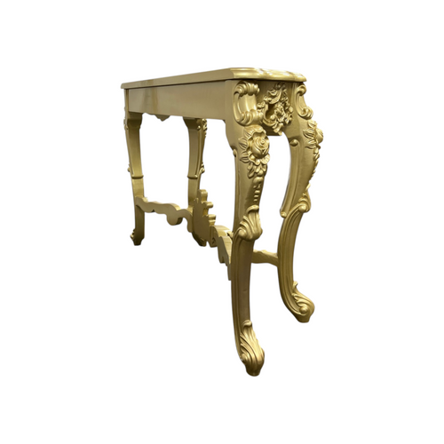 Bloomsbury Market American Solid Oak Carved Entryway Console Table, image 7