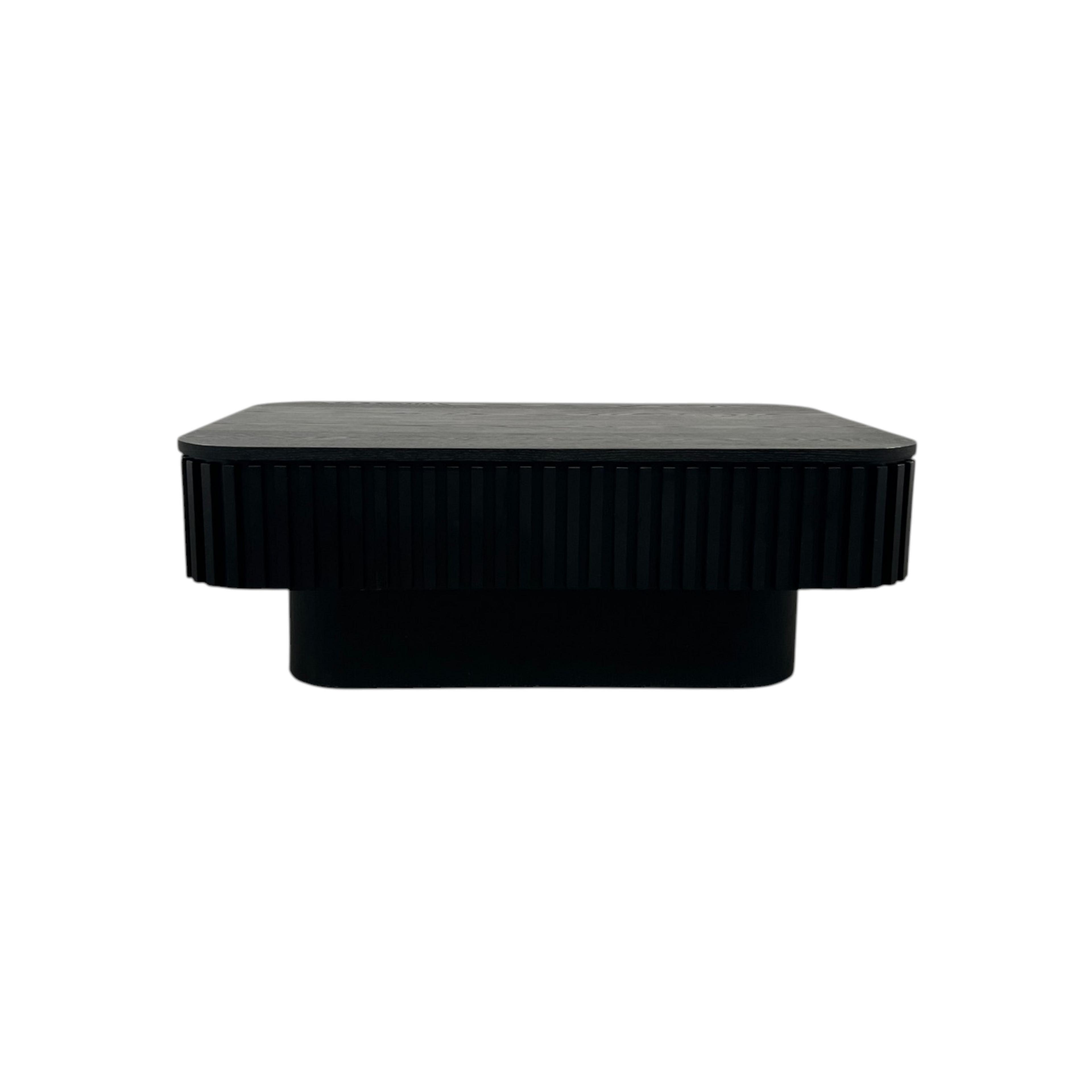 Wrought Studio Fluted Lift-Top Coffee Table with Adjustable Height and Hidden Storage, Modern Solid Wood Veneer Design