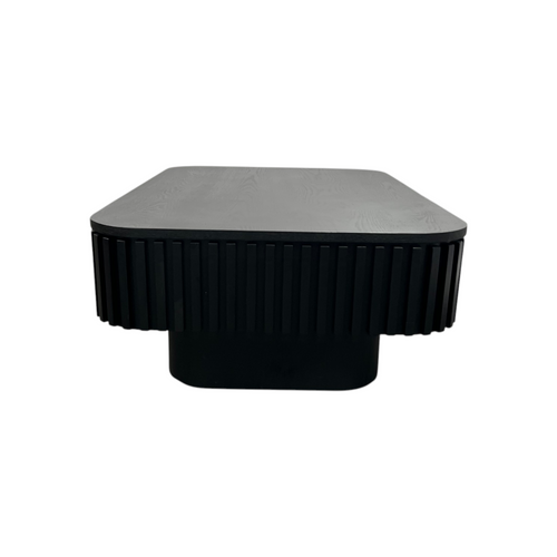 Wrought Studio Fluted Lift-Top Coffee Table with Adjustable Height and Hidden Storage, Modern Solid Wood Veneer Design, image 6