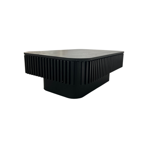 Wrought Studio Fluted Lift-Top Coffee Table with Adjustable Height and Hidden Storage, Modern Solid Wood Veneer Design, image 7