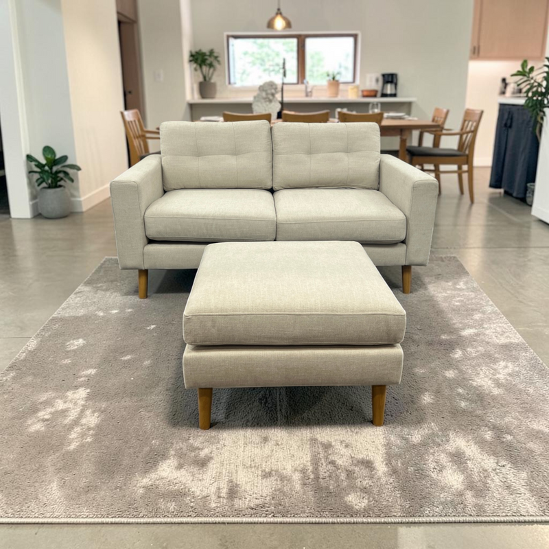 Burrow Nomad Loveseat with Ottoman