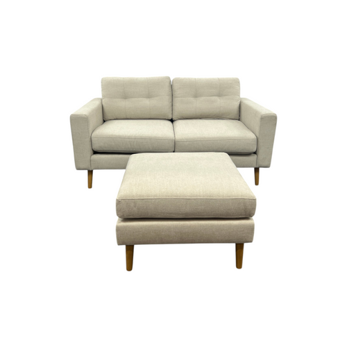 Burrow Nomad Loveseat with Ottoman, image 2