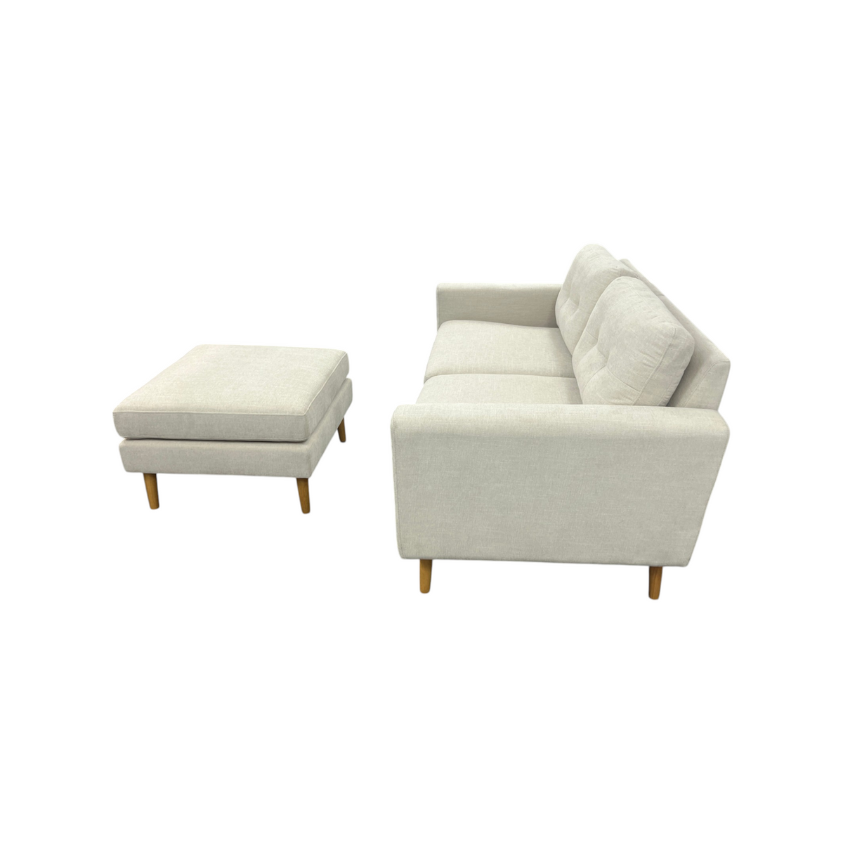 Burrow Nomad Loveseat with Ottoman