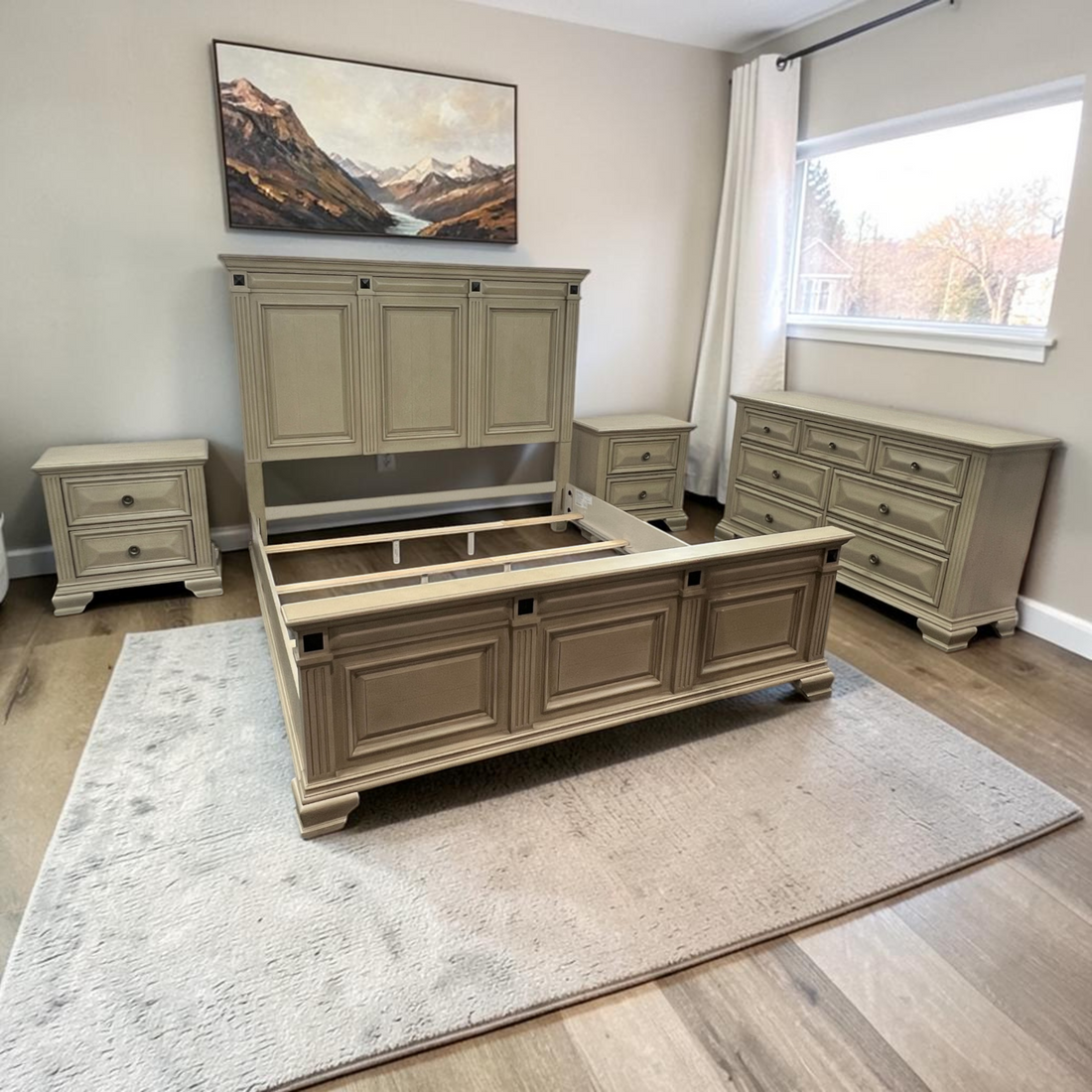 Charlton Home Samuelsson Solid Wood Standard Bedroom Set