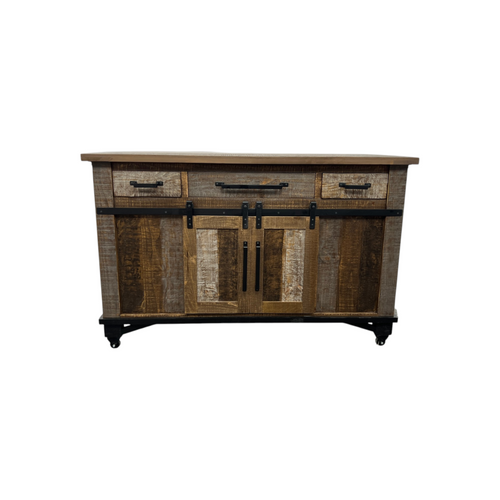 Loon Peak Sabetha Solid Wood Kitchen Island, image 2
