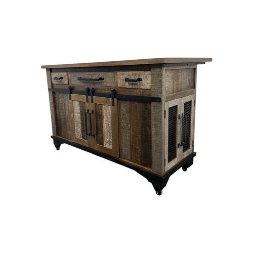 Loon Peak Sabetha Solid Wood Kitchen Island, image 3