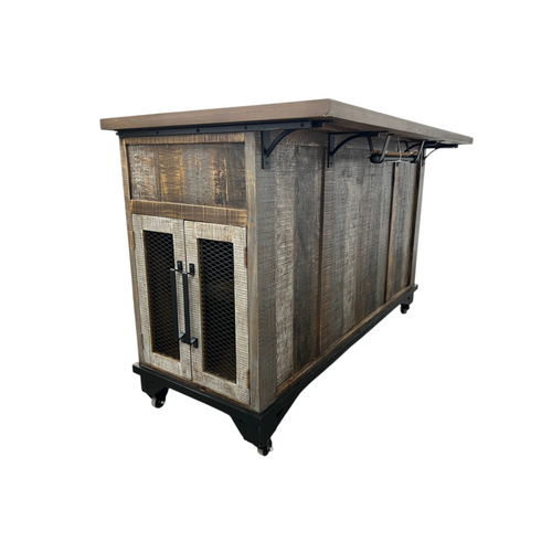 Loon Peak Sabetha Solid Wood Kitchen Island, image 6