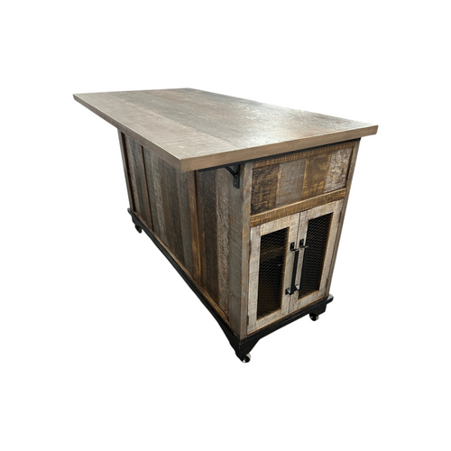 Loon Peak Sabetha Solid Wood Kitchen Island, image 8