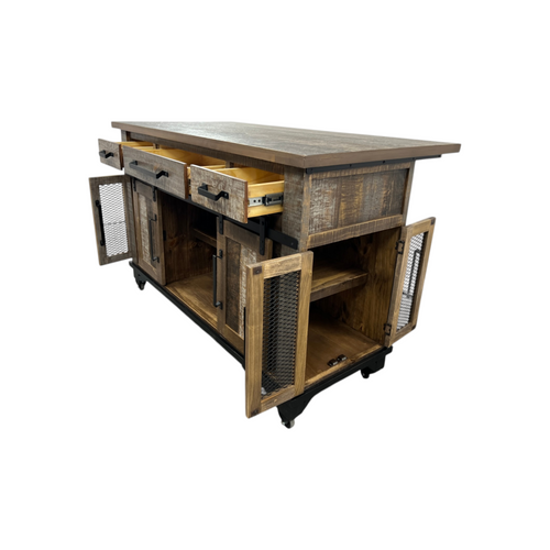 Loon Peak Sabetha Solid Wood Kitchen Island, image 15