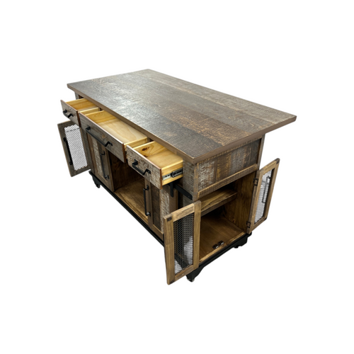 Loon Peak Sabetha Solid Wood Kitchen Island, image 16