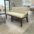 Lark Manor Aisja Upholstered Shelter Dining Bench - Brown