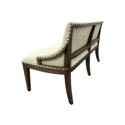 Lark Manor Aisja Upholstered Shelter Dining Bench - Brown, image 6
