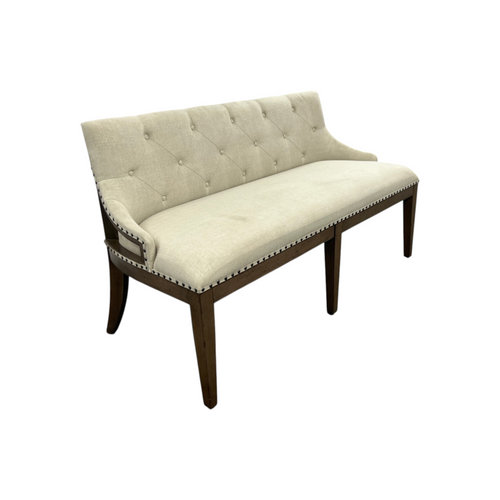 Lark Manor Aisja Upholstered Shelter Dining Bench - Brown, image 10