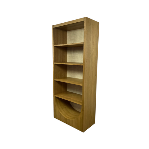 Birch Lane Macneil 4-Shelf Oak Bookcase, image 3