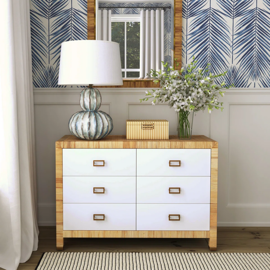Beachcrest Home Janell 6 Drawer Double Dresser