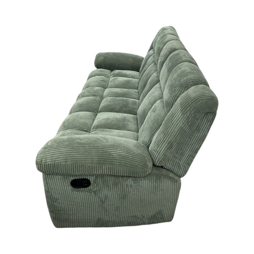 Latitude Run Premium Fabric Reclining Living Room 3-Seater and Loveseat With Middle Console Reclining Sofa Set, image 7