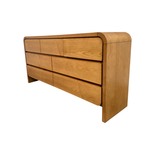 AllModern Nori 7-Drawer Horizontal Solid Wood Dresser, image 3