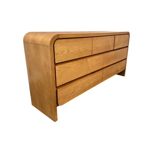 AllModern Nori 7-Drawer Horizontal Solid Wood Dresser, image 9