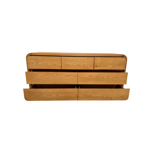 AllModern Nori 7-Drawer Horizontal Solid Wood Dresser, image 10