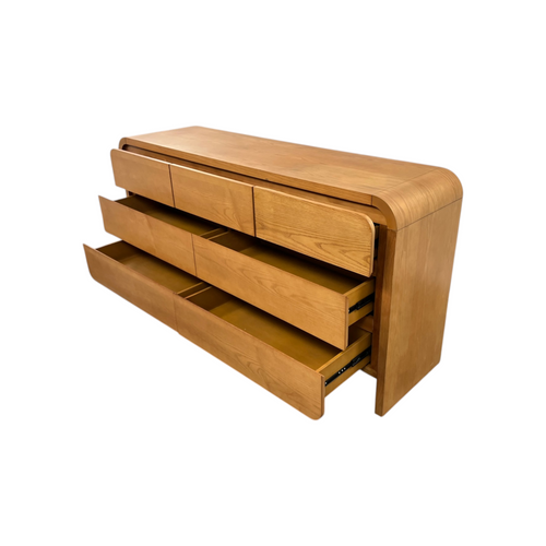 AllModern Nori 7-Drawer Horizontal Solid Wood Dresser, image 11