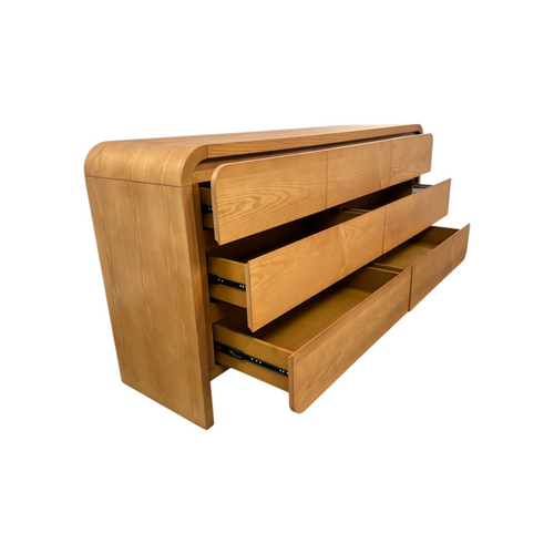 AllModern Nori 7-Drawer Horizontal Solid Wood Dresser, image 12