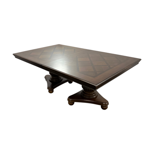 Lark Manor Engles Traditional Extendable Dining Table · Cherry Finish · Seats up to 8, image 5
