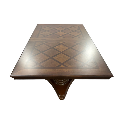 Lark Manor Engles Traditional Extendable Dining Table · Cherry Finish · Seats up to 8, image 7