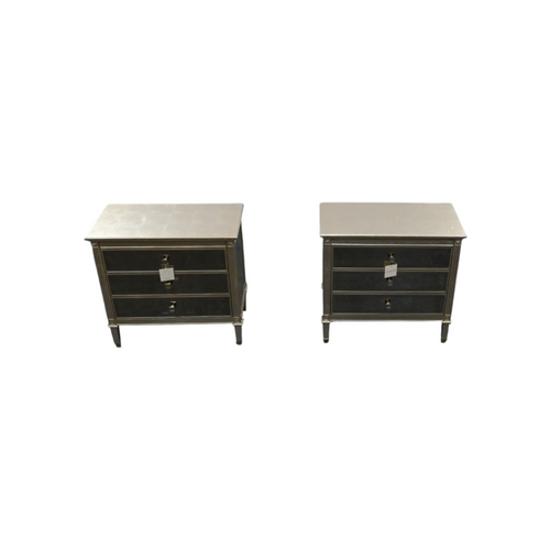 Caracole Antique Mirror Nightstand Set of 2, image 4